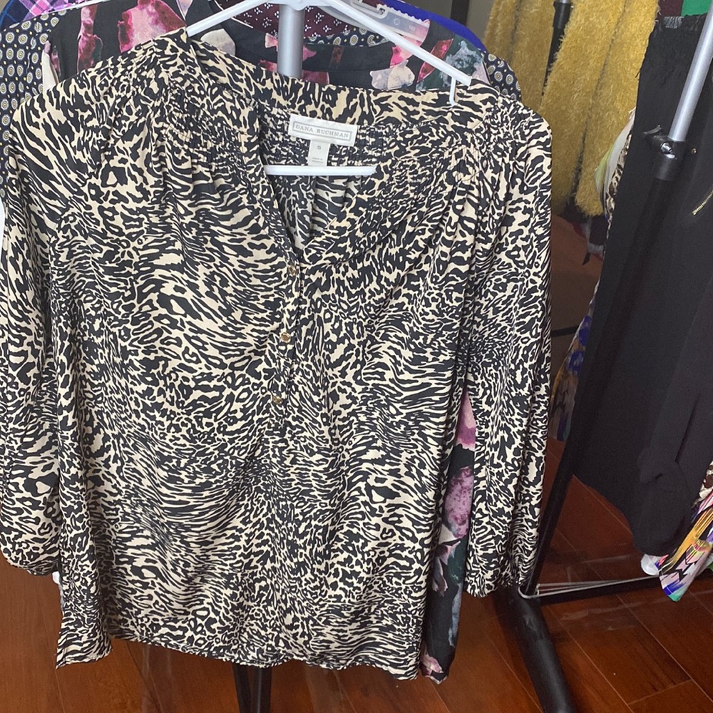 Leopard Print Blouse
